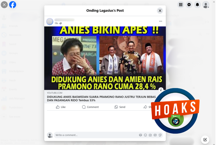 Narasi dukungan Anis