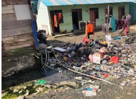 Sebagian sampah 