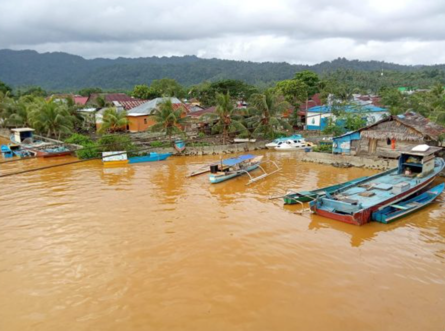 Kondisi Sungai Sagea, Halmahera Tengah, pada 12 Agustus 2023. (Foto : Adlun Fiqri/Koalisi Save Sagea)