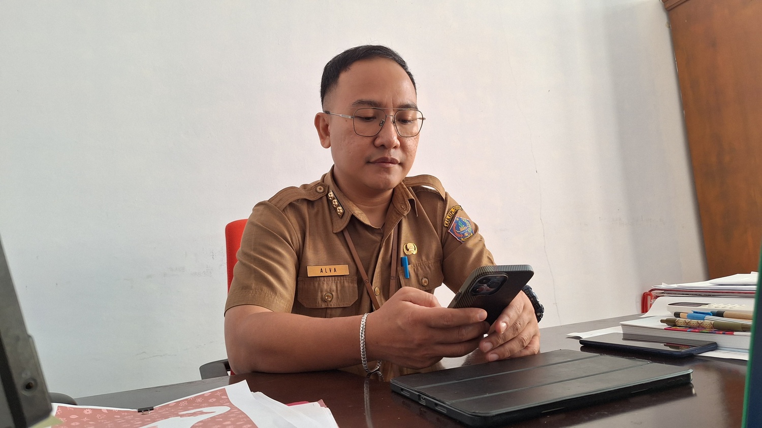 Sekretaris Dinas Kesehatan, dr. Alva Mangundap