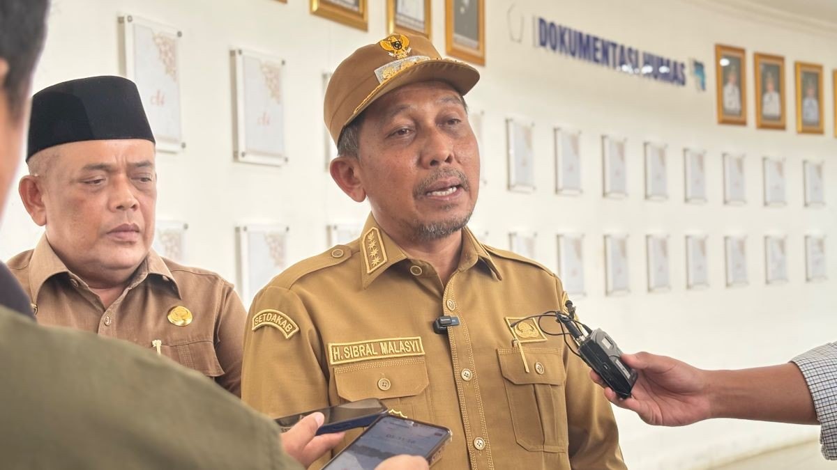 Bupati Pidie Jaya, Sibral Malasyi. (Foto: AJNN/Irfan Habibi) 