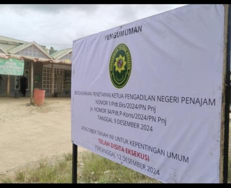 Pernyataan ekskusi dari Pengadilan Negeri 