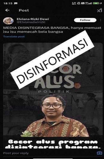 Cek Fakta Soal Bocor Alus